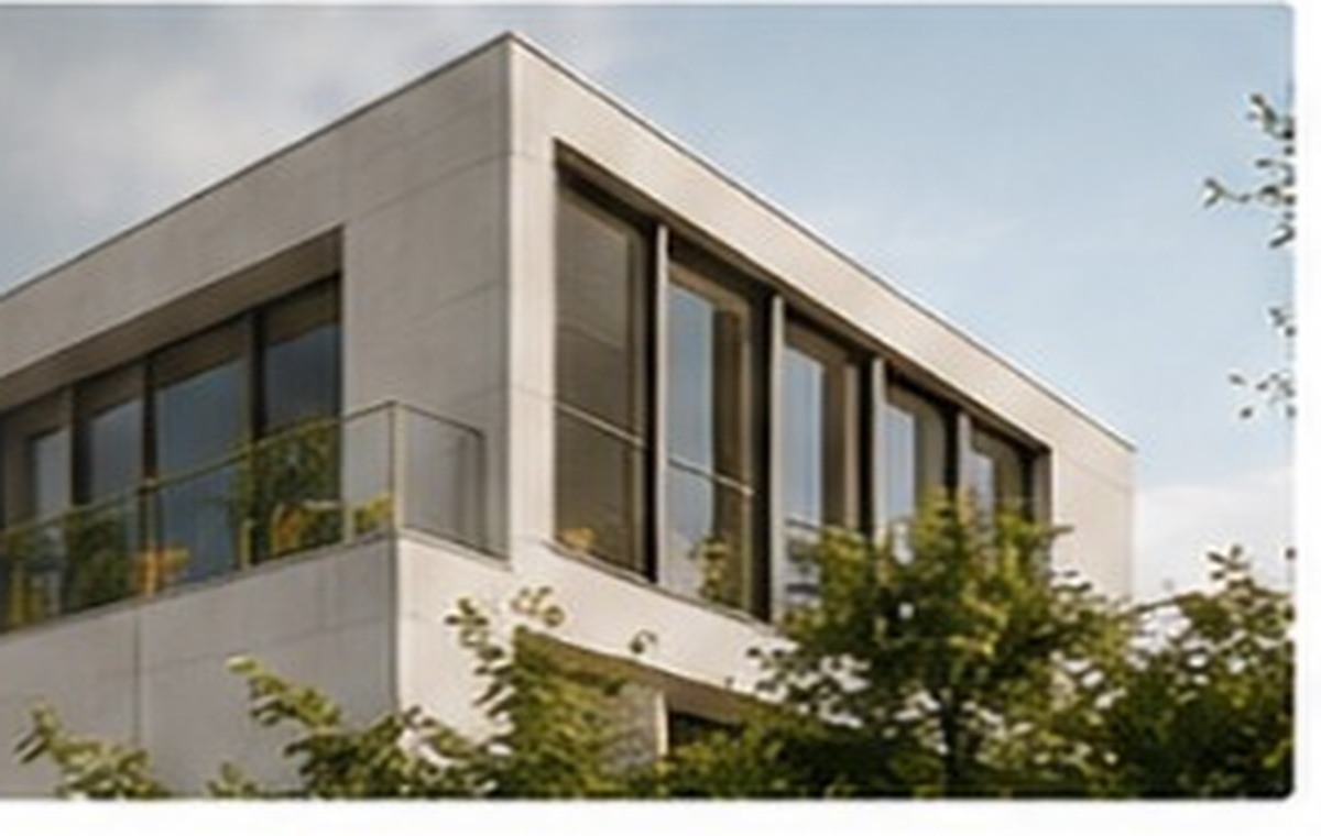 Gestaltungsstudie einer Architektur- und Immobilien-Website